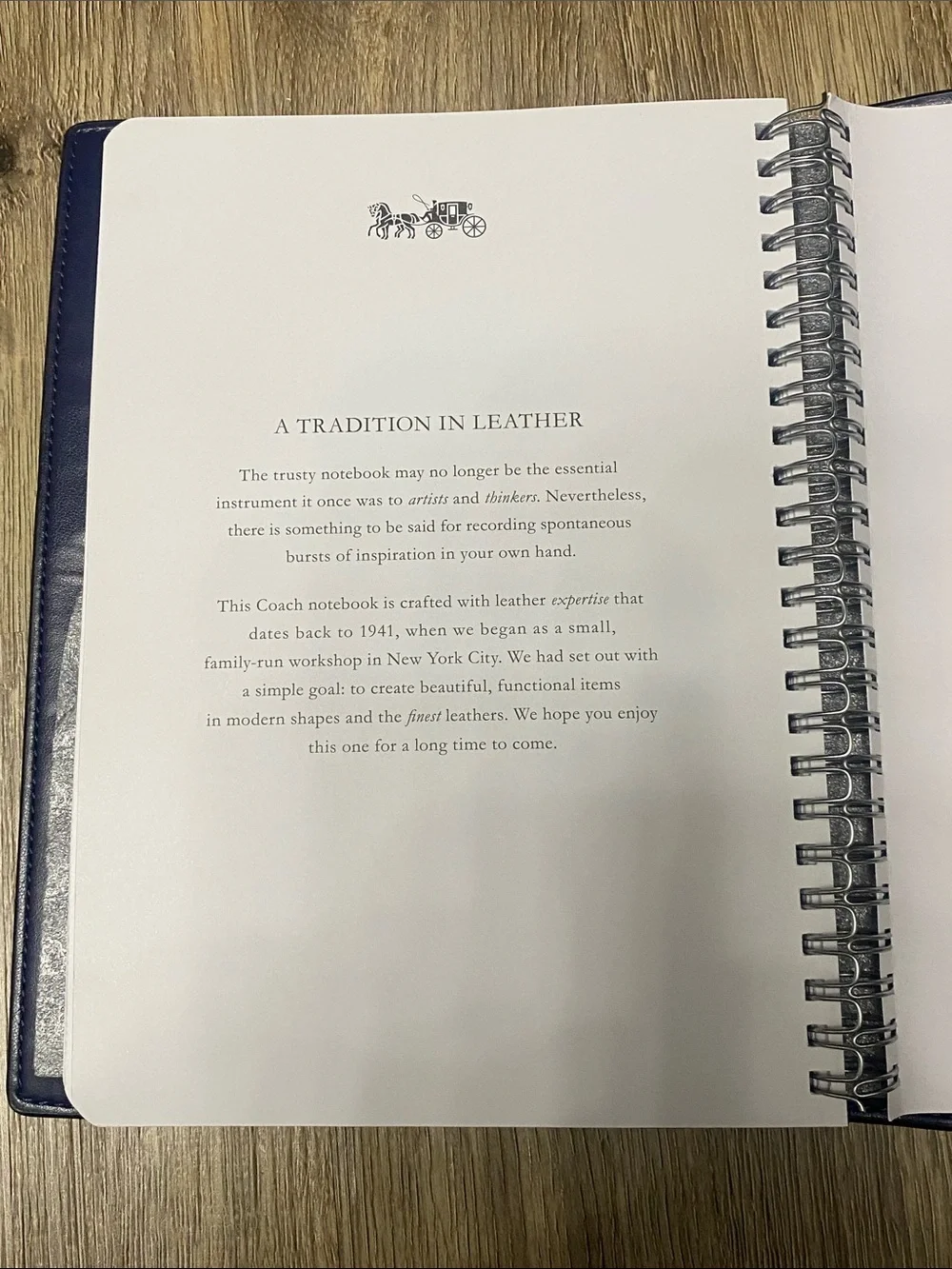 Coach Signature Notebook with Pencil Case